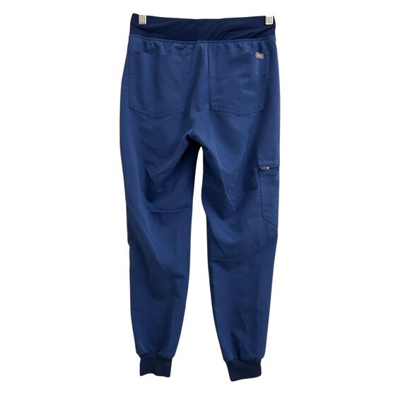 FIGS Scrubs set Catalina Top and Zamora Joggers (petite) XXS in royal blue - Picture 9 of 14